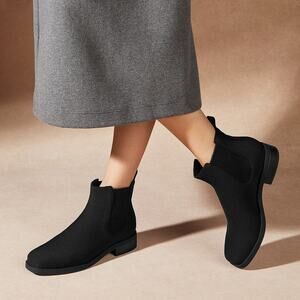 Vivaia Clara Arch Support Water RPT Slip On Comfort Chelsea Boots Black 7.5